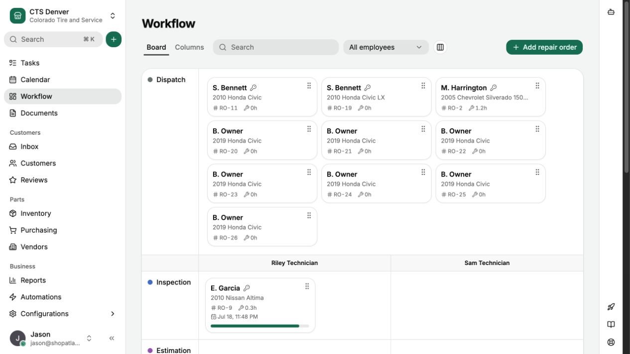 BayEngine Workflow with the expanded left sidebar in light mode